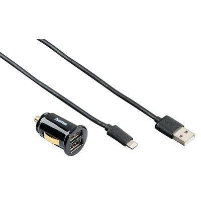 HAMA iPhone5 12V Kit Pico 2st USB SynkK.1,5m Lightning