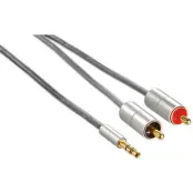 Hama - Kabel 3,5 mm till RCA - 2 meter