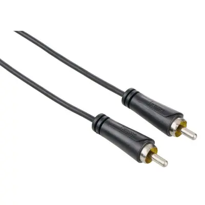 HAMA Kabel Audio 1xRCA-1xRCA Svart 1.5m