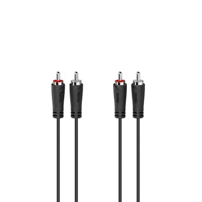 HAMA Kabel Audio 2 RCA-kontakter - 2 RCA-kontakter 5,0m