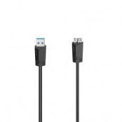 HAMA Kabel Micro-USB 3.0 5Gbit/s 1.5m - Svart