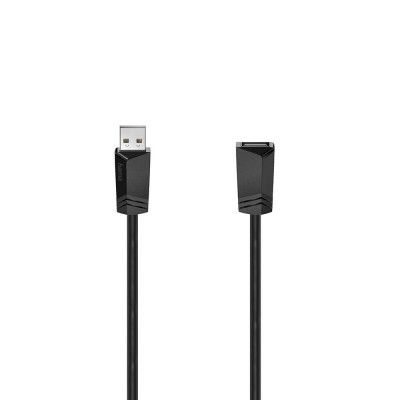 Hama Kabel USB 2.0 Förlängning 480 Mbit/s 1.5m - Svart