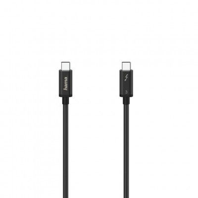 Hama USB-C till USB-A kabel Thunderbolt-3 40 Gbit/s 0.5m