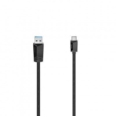 Hama USB-C till USB-A kabel USB 3.2 5 Gbit/s 1.5m - Svart