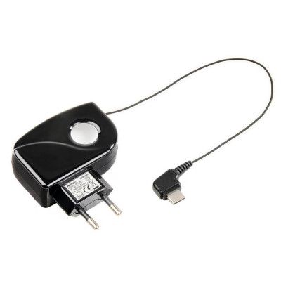 HAMA Laddare 220V MicroUSB Rollup - Svart