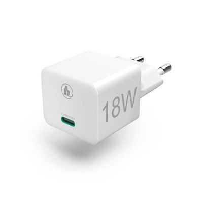 HAMA Laddare PD/QC USB-C 18 Watt - Vit