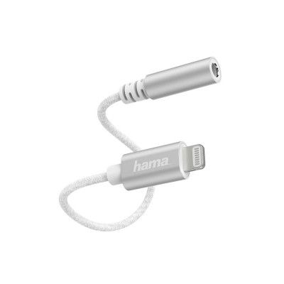 HAMA Lightning Adapter till 3,5mm - Vit