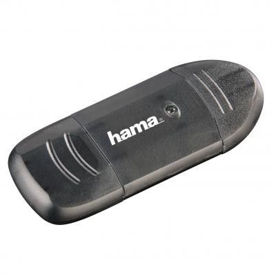 HAMA Minneskortläsare USB 2.0 Svart MicroSD SD