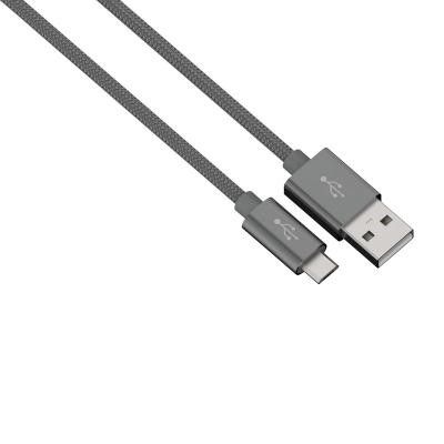 HAMA Synk-/Laddkabel MicroUSB 0,5m Colorline - Anthracite