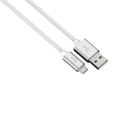 HAMA Synk-/Laddkabel MicroUSB 0,5m Colorline - Vit