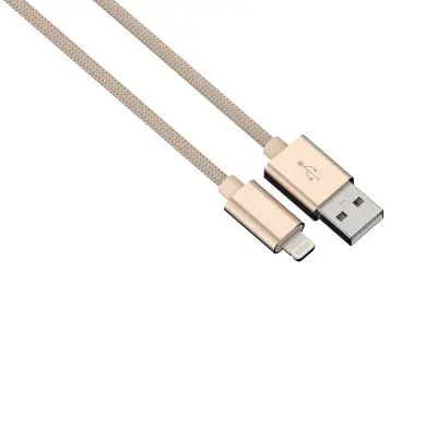 Hama Synkkabel Lightning 0.5m Colorline - Guld