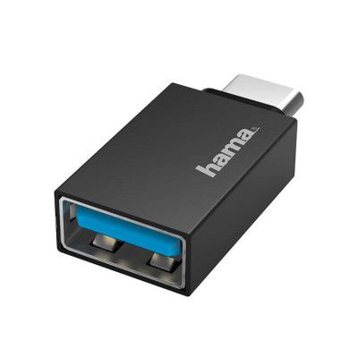 HAMA USB-A Adapter till USB-C USB 3.2 Gen1 - Svart
