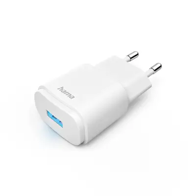 Hama Väggladdare 6W 1xUSB-A - Vit