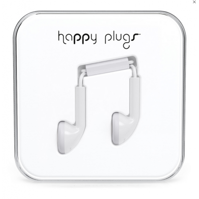 Happy Plugs Earbud (Vit)