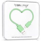Happy Plugs Micro-USB synk-/laddarkabel 2m - Mint
