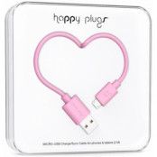HAPPY PLUGS MICRO-USB TO USB CHARGE/ SYNC CABLE (2 M) PINK