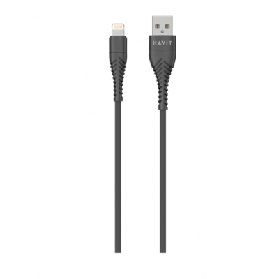 Havit USB-A till Lightning Kabel 2.1A 1m - Svart