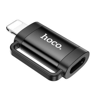 Hoco Adapter OTG Lightning Till USB-C 2A UA31B - Svart