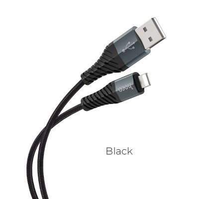 HOCO COOL USB-A till Lightning kabel X38 1m Svart