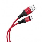 Hoco Cool Micro USB Kabel 1m - Röd