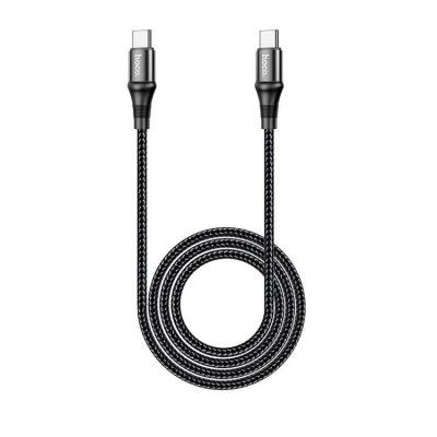Hoco Exquisito USB-C till USB-C kabel 100W 1m - Svart