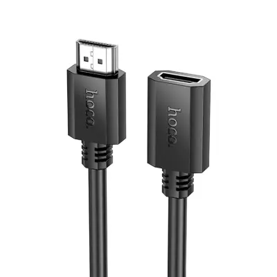 Hoco HDMI (Male) Till HDMI (Female) 60Hz Kabel 1m - Svart