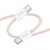 Hoco USB-C till USB-C kabel 1m 60W X104 3A - Rosa