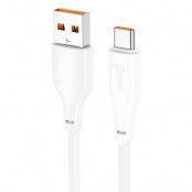 Hoco Kabel USB-A Till USB-C 1m - Vit