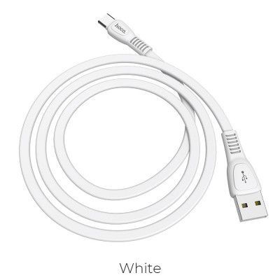 HOCO kabel USB Noah laddkabel till USB-C 1 m Vit