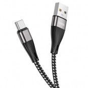 HOCO Kabel USB to USB-C 3A Blessing X57 1 metr Svart