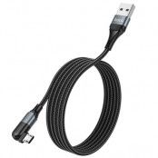 Hoco Kontakt Micro USB Kabel 1.2m - Svart