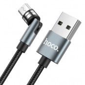 Hoco Magnetisk Micro USB Kabel 1.2m - Svart