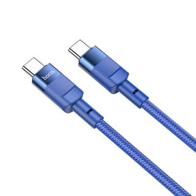 Hoco PD Typ-C Till Typ-C Kabel 100W 1.2m - Blå
