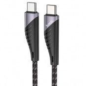 Hoco PD USB-C till USB-C Kabel 60W 1.5m - Svart