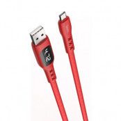 Hoco Sentinel Micro USB Kabel 1.2m - Röd