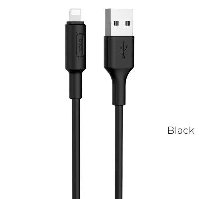 HOCO Soarer USB-A till Lightning kabel X25 1m - Svart