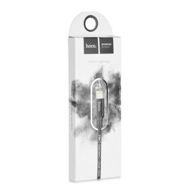HOCO snabbladdning USB-A till Lightning kabel X14 2m -Svart