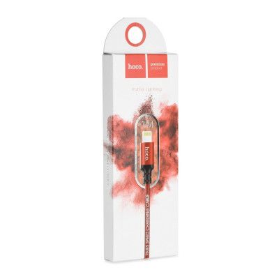 HOCO speed till iPhone Lightning charging kabel X14 Röd&Svart