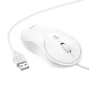 Hoco Trådbunden Mus USB-A 1.5 m GM13 - Vit