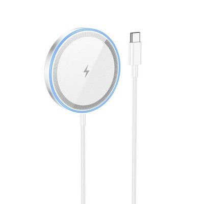 Hoco Trådlös laddare Magsafe 15W - Silver