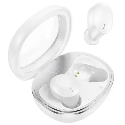Hoco TWS In-Ear Hörlurar Bluetooth EQ3 - Vit (Vit)