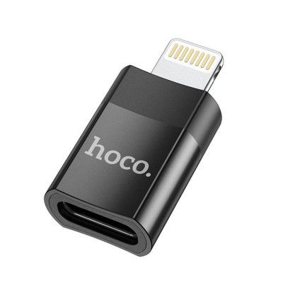 Hoco UA17 Adapter USB-C to Lightning - Svart