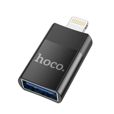Hoco UA17 Adapter USB to Lightning - Svart