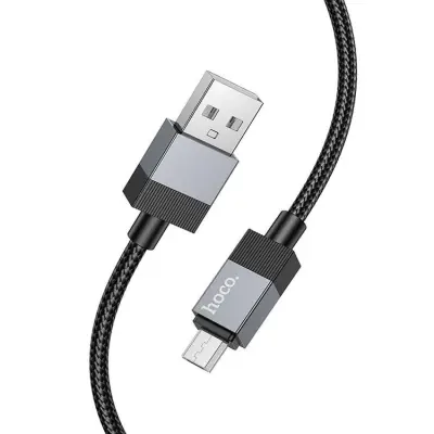 Hoco USB-A - Micro-USB 2.4A Kabel 1m X110 - Svart