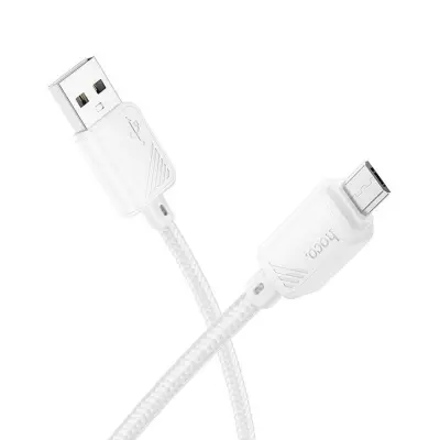 Hoco USB-A - Micro-USB 2.4A Kabel 1m X113 - Vit