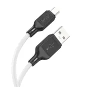 HOCO USB-A - Micro-USB Kabel 1m 2.4A X90 - Vit