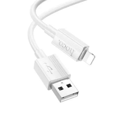 HOCO USB-A till Lightning Kabel 2.4A X107 1 m Vit