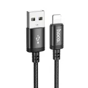 Hoco USB-A Till Lightning Kabel 2m - Svart
