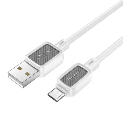 Hoco USB-A Till Micro-USB Kabel 1m - Vit