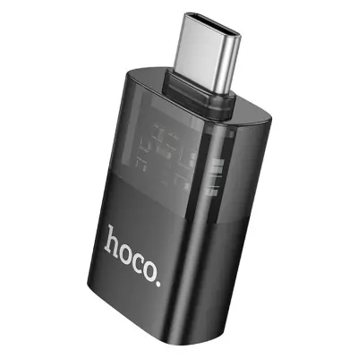 Hoco USB-A Till USB-C Adapter OTG UA36B - Svart